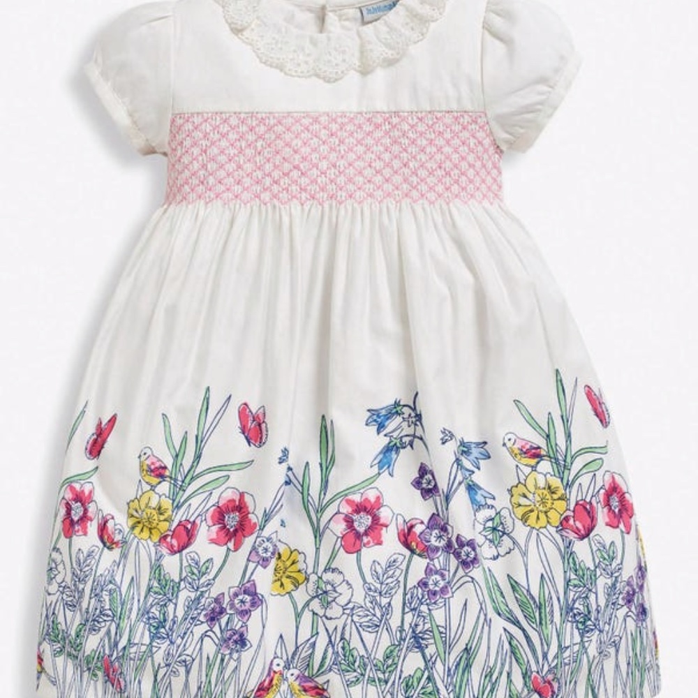 GIRLS' MEADOW FRILL COLLAR PARTY DRESS FROM